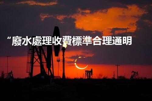 “廢水處理收費標準合理通明，助力綠色環(huán)保事業(yè)蓬勃進展”